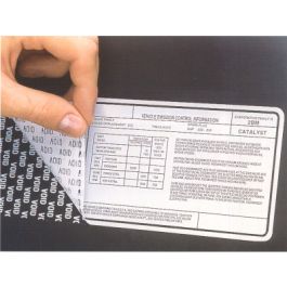 3M™ Tamper Evident Label Material 3812, Matte White Polyurethane, 6 in x 1668 ft, 1 Roll/Case