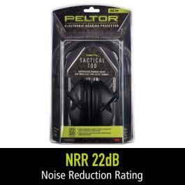Peltor™ Sport Tactical 100 Electronic Hearing Protector, TAC100-OTH, 4/CV