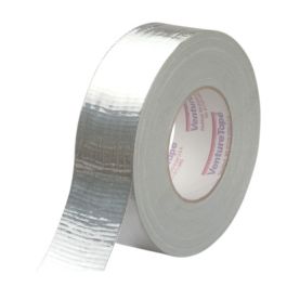 3M™ Venture Tape™ Metallized Cloth Duct Tape 1502, Silver, 48 mm x 55 m (1.88 in x 60.1 yd), 24/Case