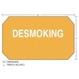 3M™ Diamond Grade™ Damage Control Sign 3MN044DG, "DESMOKING", 10 in x 6 in, 10/Package