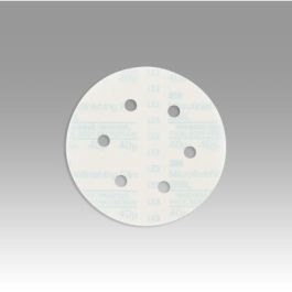 3M™ Hookit™ Microfinishing Film Disc 268L, 40 Mic 3MIL, Type D, 6 in x NH, D/F 8HL, Die 600HY, 25/Bag, 500 ea/Case