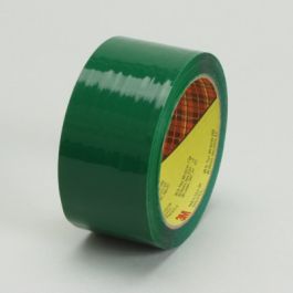 Scotch® Box Sealing Tape 371, Green, 48 mm x 1500 m, 6/Case