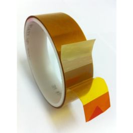 3M™ Linered Low-Static Polyimide Film Tape 5433 Amber, 5-1/2 in x 36 yds x 2.7 mil, 2/Case, Bulk