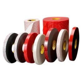 3M™ VHB™ Tape 4947F, Black, 1 in x 36 yd, 45 mil, Film Liner, 9 Roll/Case