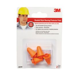 3M™ Replacement Pods for Banded Protector, 90538H2-DC, 2 pairs/pack, 10 packs/case