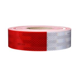 3M™ Diamond Grade™ Conspicuity Markings 983-32, Red/White Wabash Logo, 2 in x 50 yd, kiss-cut every 18 in