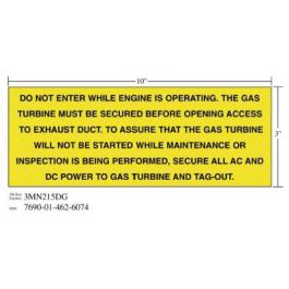 3M™ Diamond Grade™ Safety Sign 3MN215DG, "DO NOT…TAG OUT", 10 in x 3 in, 10/Package
