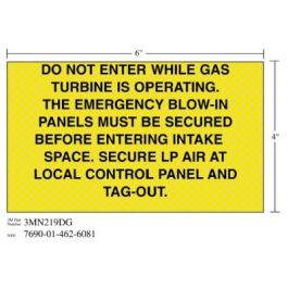 3M™ Diamond Grade™ Safety Sign 3MN219DG, "DO NOT…TAG OUT", 6 in x 4 in, 10/Package