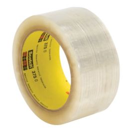 Scotch® Box Sealing Tape 375, Clear, 96 mm x 914 m, 3/Case