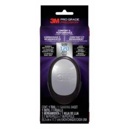 3M™ Pro Grade Precision™ Comfort & Performance Large Sanding Tool, 463-000-TRI-4, 3.7 in x 7 in, 4/cs