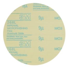 3M™ Microfinishing Film Roll 268L, 15 Mic 3MIL, Type D, 1.968 in x 150ft x 3 in (49.98mmx45.75m), Keyed Core, ASO, Unbacksized