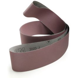 3M™ Cloth Belt 302D, P180 J-weight, 4-3/4 in x 98-3/4 in, Film-lok, Full-flex