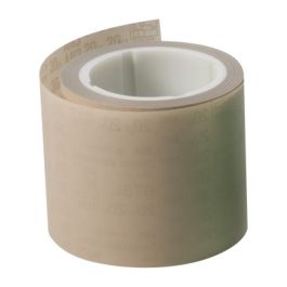 3M™ Diamond Microfinishing Film Roll 675L, 20 Mic 5MIL, Beige, 8 in x 50 ft x 3 in (203.2mmx15.25m), Keyed Core, ASO