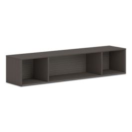 Mod Wall Storage, 66w x 14d x 39.75h, Slate Teak