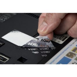 3M™ Tamper Evident Label Material FMV02, Bright Silver VOID Polyester, 6 in x 1668 ft, 1 Roll/Case