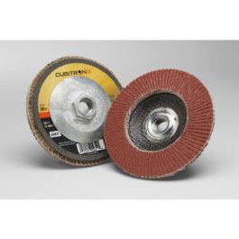 3M™ Cubitron™ II Flap Disc 967A, 60+, T29 Quick Change, 4-1/2 in x 5/8"-11, 10 ea/Case