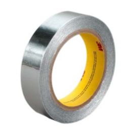 3M™ Aluminum Foil Tape 431, Silver, 2 in x 60 yd, 3.1 mil, 24 rolls per case