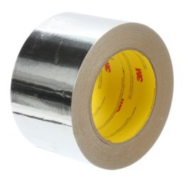 3M™ Venture Tape™ Aluminum Foil Tape 1521CW, Silver, 72 mm x 45.7 m, 2.8 mil, 16 Rolls/Case