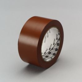 3M™ General Purpose Vinyl Tape 764, Brown, 49 in x 36 yd, 5 mil, 3 Roll/Case, Plastic Core