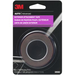 3M™ Exterior Attachment Tape, 38582, 1/4 in x 5 ft, 24 per case