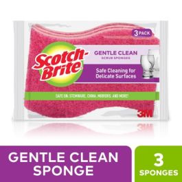 Scotch-Brite® Gentle Clean Scrub Sponge DD-3, 8/3