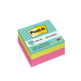 Post-it® Notes Cube 2027-RCR 3 in x 3 in, Pink Wave