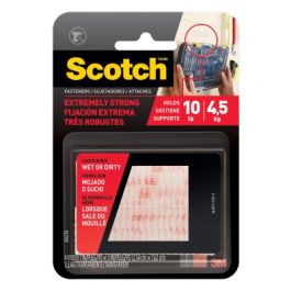 Scotch™ Extreme Fasteners RF6730, 1 in x 3 in (25,4 mm x 76,2 mm) , 2 Sets of Strips, Clear