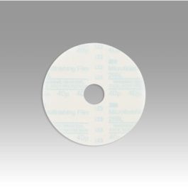 3M™ Hookit™ Microfinishing Film Disc 268L, 40 Mic 3MIL, Type D, 3 in x 7/8 in, Die 300M, 1000 ea/Case