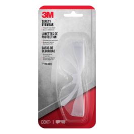 3M™ Indoor Safety Eyewear, 90953-BU10-NA, Clear Frame/Clear Scratch Resistant Lens, 10 eaches/case