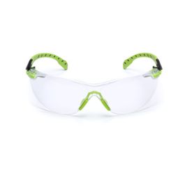 3M™ Solus™ 1000-Series Safety Glasses S1201SGAF, Green/Black, Clear Scotchgard™ Anti-Fog Lens, 20 EA/Case