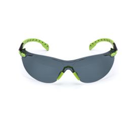 3M™ Solus™ 1000-Series Safety Glasses S1202SGAF, Green/Black, Grey Scotchgard™ Anti-Fog Lens, 20 EA/Case