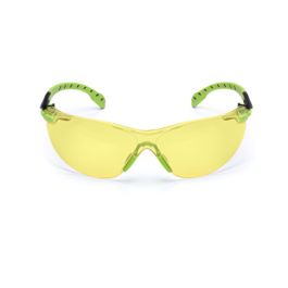 3M™ Solus™ 1000-Series Safety Glasses S1203SGAF, Green/Black, Amber Scotchgard™ Anti-Fog Lens, 20 EA/Case