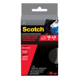 Scotch™ Extreme Fasteners RF6741, 1 in x 4 ft (25.4 mm x 1.21 m), Black, 2 Rolls