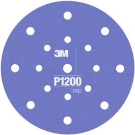 3M™ Hookit™ Flexible Abrasive Disc 270J, 34804, 6 in, Dust Free, P1200, 25 discs per carton, 5 cartons per case