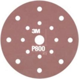 3M™ Hookit™ Flexible Abrasive Disc 270J, 34802, 6 in, Dust Free, P800, 25 discs per carton, 5 cartons per case