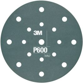 3M™ Hookit™ Flexible Abrasive Disc 270J, 34801, 6 in, Dust Free, P600, 25 discs per carton, 5 cartons per case