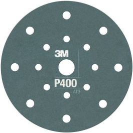 3M™ Hookit™ Flexible Abrasive Disc 270J, 34800, 6 in, Dust Free, P400, 25 discs per carton, 5 cartons per case