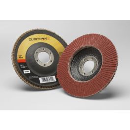 3M™ Cubitron™ II Flap Disc 969F, 40+, T29, 5 in x 7/8 in, 10 ea/Case