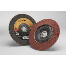 3M™ Cubitron™ II Flap Disc 969F, 40+, T29, 7 in x 7/8 in, 5 ea/Case