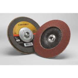 3M™ Cubitron™ II Flap Disc 969F, 60+, T29 Quick Change, 7 in x 5/8"-11, 5 ea/Case
