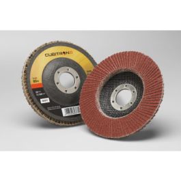 3M™ Cubitron™ II Flap Disc 969F, 60+, T27, 4-1/2 in x 7/8 in, 10 ea/Case