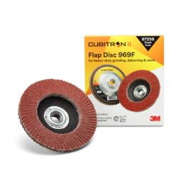 3M™ Cubitron™ II Flap Disc 969F, 40+, T27 Quick Change, 4-1/2 in x 5/8"-11, 10 ea/Case, Single Pack
