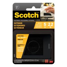 Scotch™ Outdoor Fasteners RF5731, 1 in x 3 in (25,4 mm x 76,2 mm), 2 Sets of Strips, Black