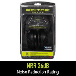 Peltor™ Sport Tactical 500 Electronic Hearing Protector, TAC500-OTH, 1 Hearing Protector, 4/Case