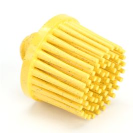 Scotch-Brite™ Roloc™ Bristle Disc, 07531, RD-ZB, 80 Yellow, 1 in, 4 ea/Case