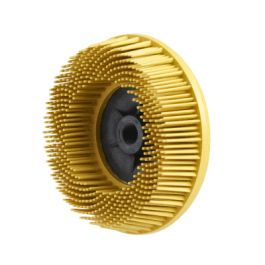 Scotch-Brite™ Bristle Disc, BD-ZB, 80, Yellow, 4-1/2 in x M14-2, 5/Carton, 10 ea/Case