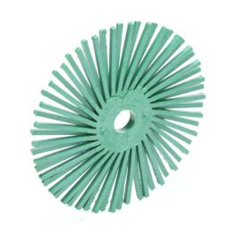 Scotch-Brite™ Radial Bristle Disc, 3 in x 3/8 in 50, 10/Carton, 40 ea/Case