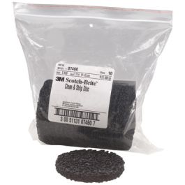 Scotch-Brite™ Clean and Strip Disc 07460, 4 in x 1/4 in, S XCS, 3 Bags/Case