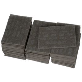 Scotch-Brite™ Hand Pad 7448B, HP-HP, SiC Ultra Fine, Gray, 6 in x 9 in, 60 ea/Case, Bulk