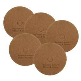 Scotch-Brite™ Clean & Shine Pad, 20 in, 5/Case